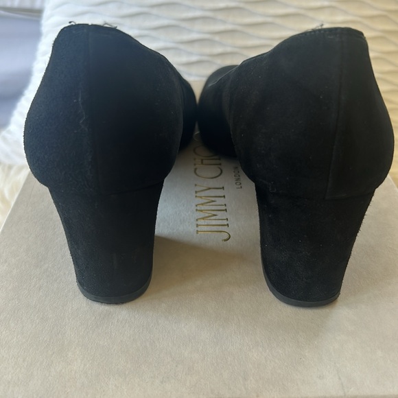 Stuart weitzerman black suede pump size 6M - Picture 4 of 6
